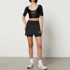 T-Shirts And Tops|Dr. Martens adidas by Stella McCartney Asmc Stretch-Jersey Crop Top - L