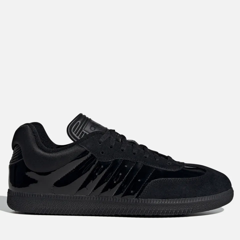 Trainers|Trainers|Dr. Martens adidas X DingYun Zhang Samba Patent-Leather and Suede Trainers - UK 4