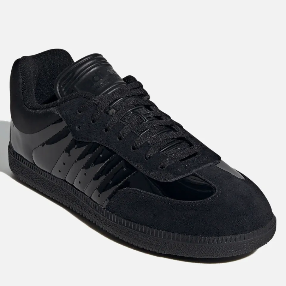 Trainers|Trainers|Dr. Martens adidas X DingYun Zhang Samba Patent-Leather and Suede Trainers - UK 4
