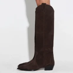 Boots|Aeyde Women's Aruna Suede Knee-High Boots - UK 3