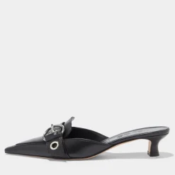 Heels|Dr. Martens Aeyde Women's Danielle Leather Heeled Mules - UK 6