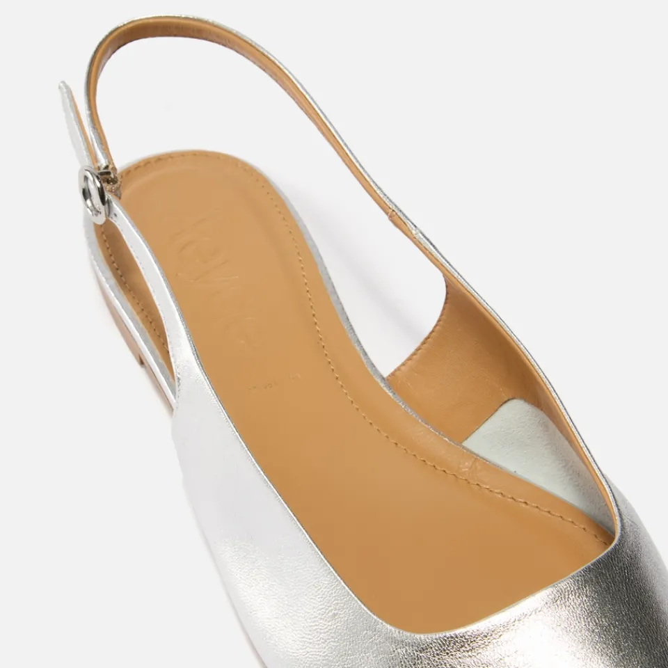 Flats|Dr. Martens Aeyde Women's Fedora Patent-Leather Sling-Back Flats - UK 8
