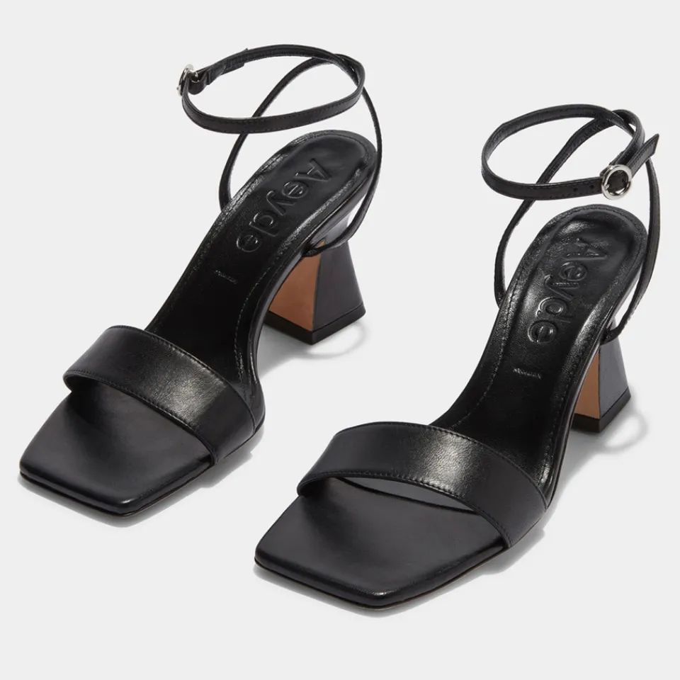 Heels|Sandals & Slides|Anine Bing Aeyde Women's Fenna Leather Heeled Sandals - UK 3
