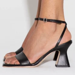 Heels|Sandals & Slides|Anine Bing Aeyde Women's Fenna Leather Heeled Sandals - UK 3