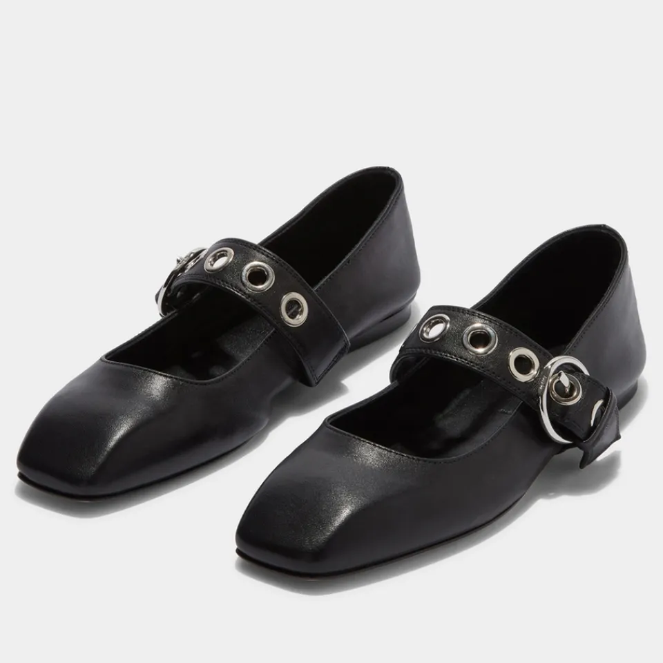 Flats|Dr. Martens Aeyde Women's Uma Eyelet Leather Ballet Flats - UK 3