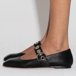 Flats|Dr. Martens Aeyde Women's Uma Eyelet Leather Ballet Flats - UK 3