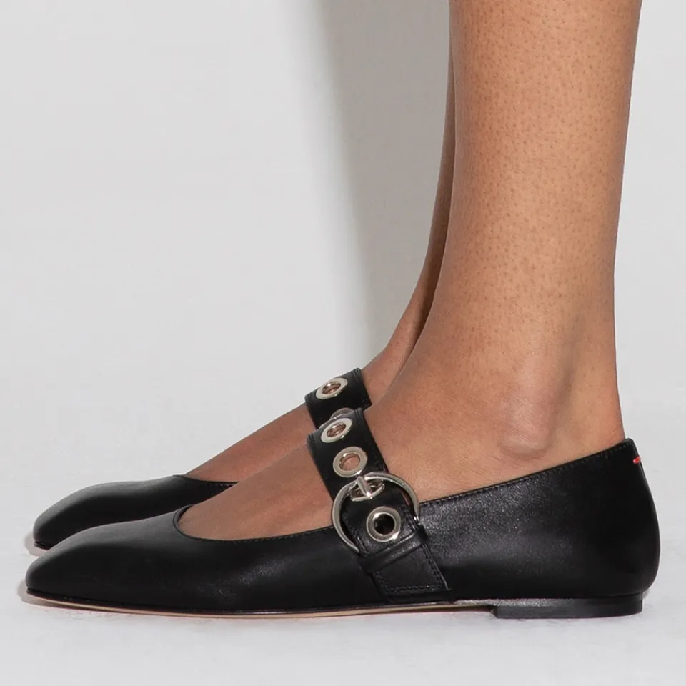 Flats|Dr. Martens Aeyde Women's Uma Eyelet Leather Ballet Flats - UK 3