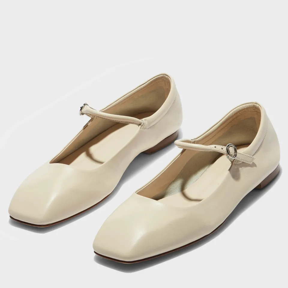 Flats|Anine Bing Aeyde Women's Uma Leather Mary Jane Flats - UK 3