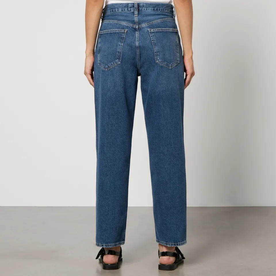Jeans|AGOLDE Criss Cross Denim Straight-Leg Jeans - W28