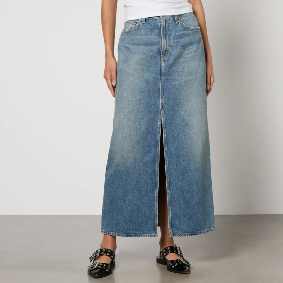 Skirts|Skirts|AGOLDE Leif Denim Maxi Skirt - W28