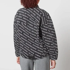 Jackets|Coats|Dr. Martens Alexander Wang Falling Back Logo-Print Denim Jacket - XS