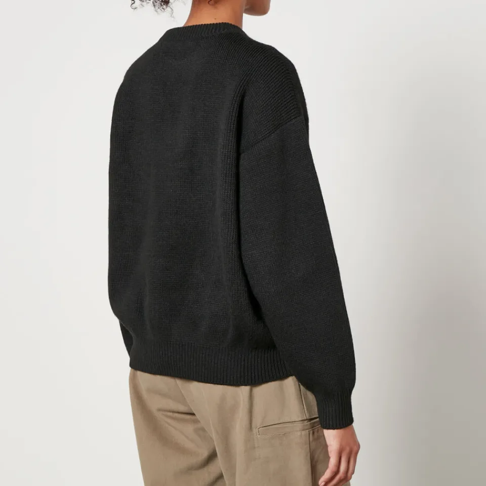 Loungewear|Sweatshirts|Alexanderwang.T Alexander Wang Stacked Logo Knit Jumper - XS