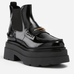 Boots|Dr. Martens Alexander Wang Women's Carter Leather Platform Chelsea Boots - Black - UK 7