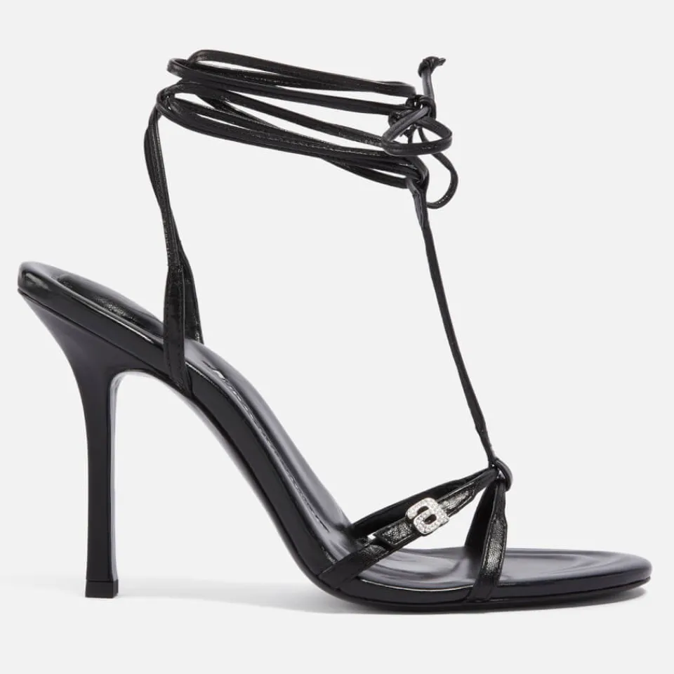 Heels|Sandals & Slides|Dr. Martens Alexander Wang Women's Lucienne 105 Leather Heeled Sandals - UK 3