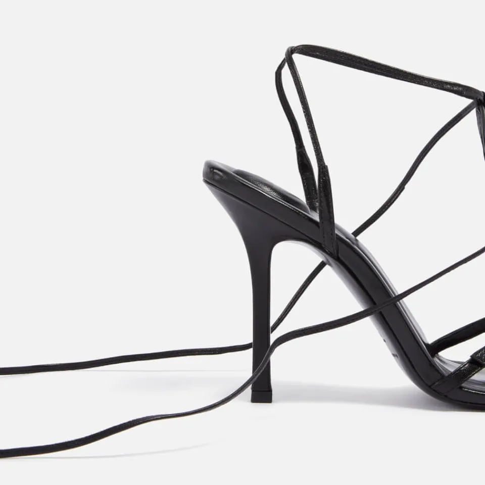 Heels|Sandals & Slides|Dr. Martens Alexander Wang Women's Lucienne 105 Leather Heeled Sandals - UK 3