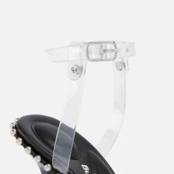Heels|Sandals & Slides|Dr. Martens Alexander Wang Women's Nova 105 PVC Heeled Sandals - UK 3