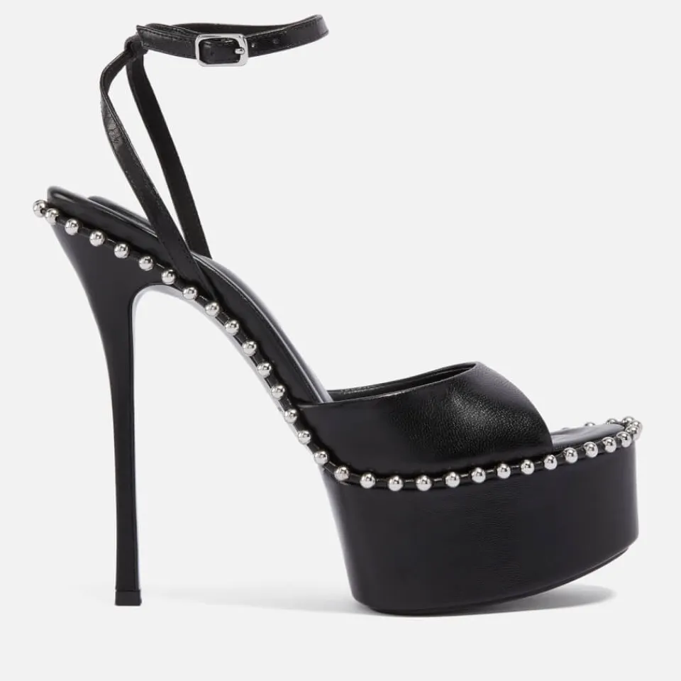 Heels|Sandals & Slides|Dr. Martens Alexander Wang Women's Nova 145 Leather Platform Sandals - UK 3