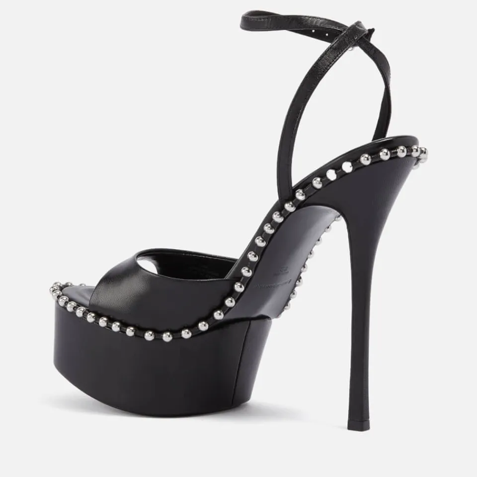 Heels|Sandals & Slides|Dr. Martens Alexander Wang Women's Nova 145 Leather Platform Sandals - UK 3