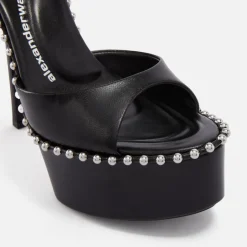 Heels|Sandals & Slides|Dr. Martens Alexander Wang Women's Nova 145 Leather Platform Sandals - UK 3