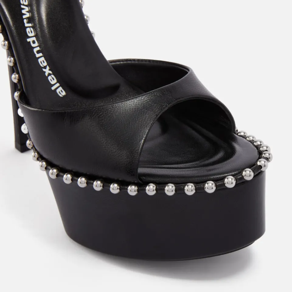 Heels|Sandals & Slides|Dr. Martens Alexander Wang Women's Nova 145 Leather Platform Sandals - UK 3