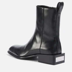 Boots|Dr. Martens Alexander Wang Women's Throttle Leather Ankle Boots - UK 8