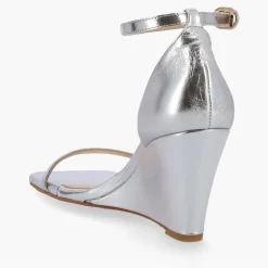 Heels|Sandals & Slides|Keen ALOHAS Women's Gate Shimmer Leather Wedged Sandals - UK 6