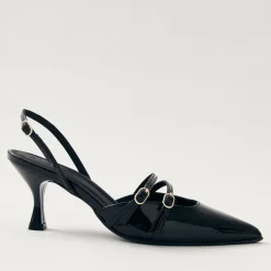 Heels|Dr. Martens ALOHAS Women's Joelle Patent Leather Heeled Courts - UK 6