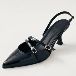 Heels|Dr. Martens ALOHAS Women's Joelle Patent Leather Heeled Courts - UK 6