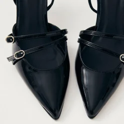 Heels|Dr. Martens ALOHAS Women's Joelle Patent Leather Heeled Courts - UK 6