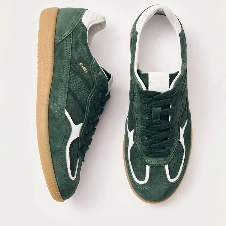 Trainers|Ganni ALOHAS Women's Tb.490 Rife Suede Trainers - UK 3.5