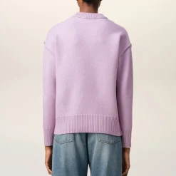 Loungewear|Knitwear|Vivienne Westwood AMI Boxy ADC Logo-Intarsia Wool Knit Jumper - M