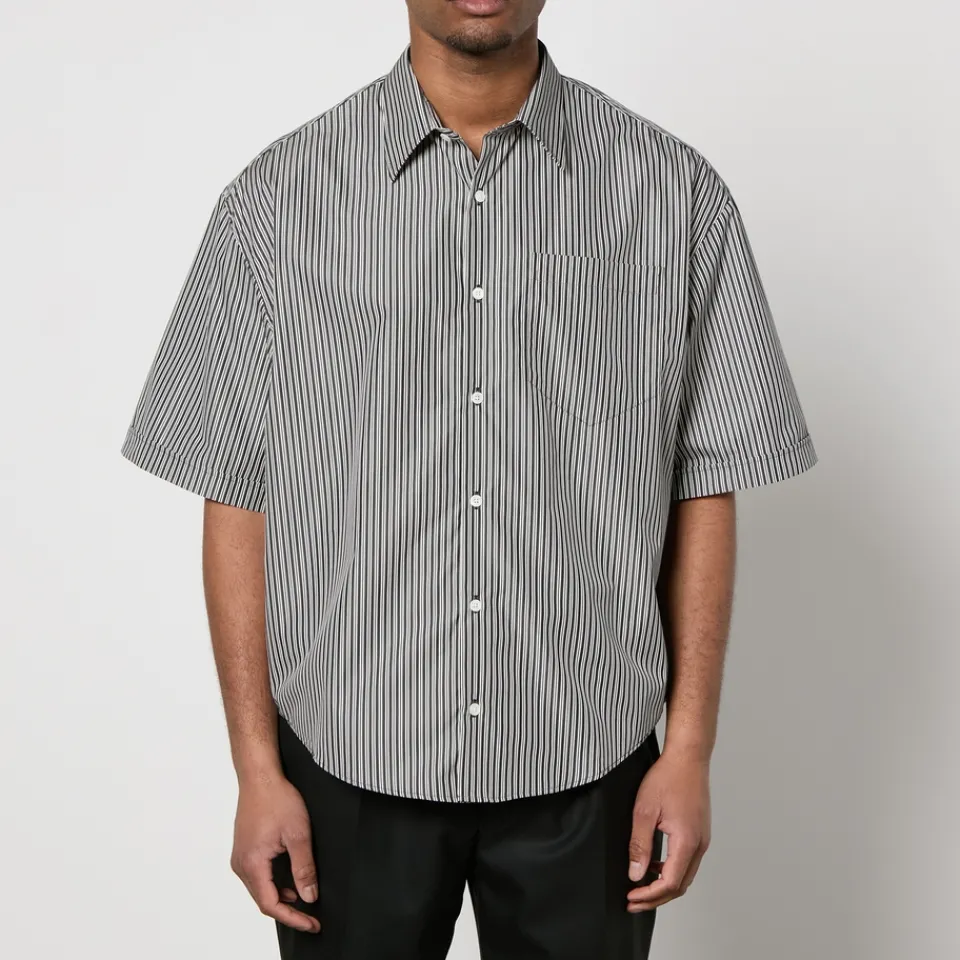 Shirts|Shirts|MARANT AMI Boxy Fit Cotton-Poplin Shirt - XS