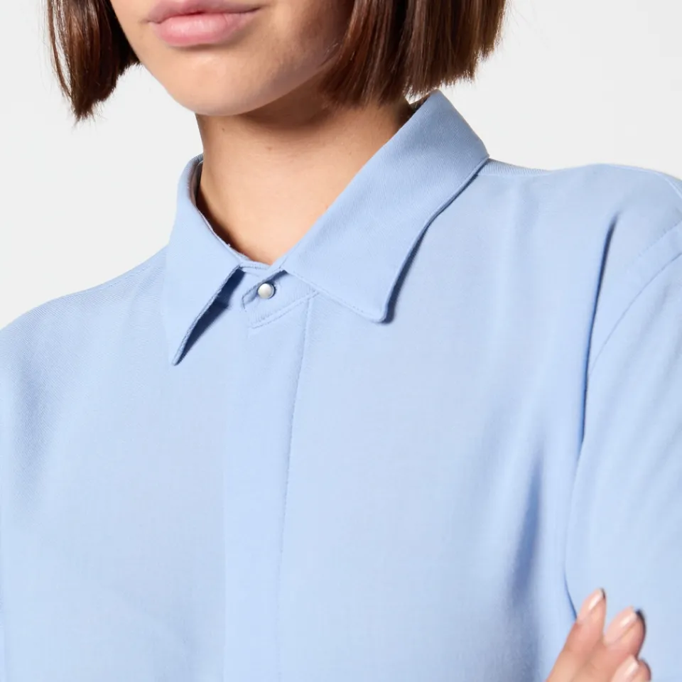 T-Shirts And Tops|Shirts And Blouses|AMI Classic Wool-Blend Twill Shirt - XS