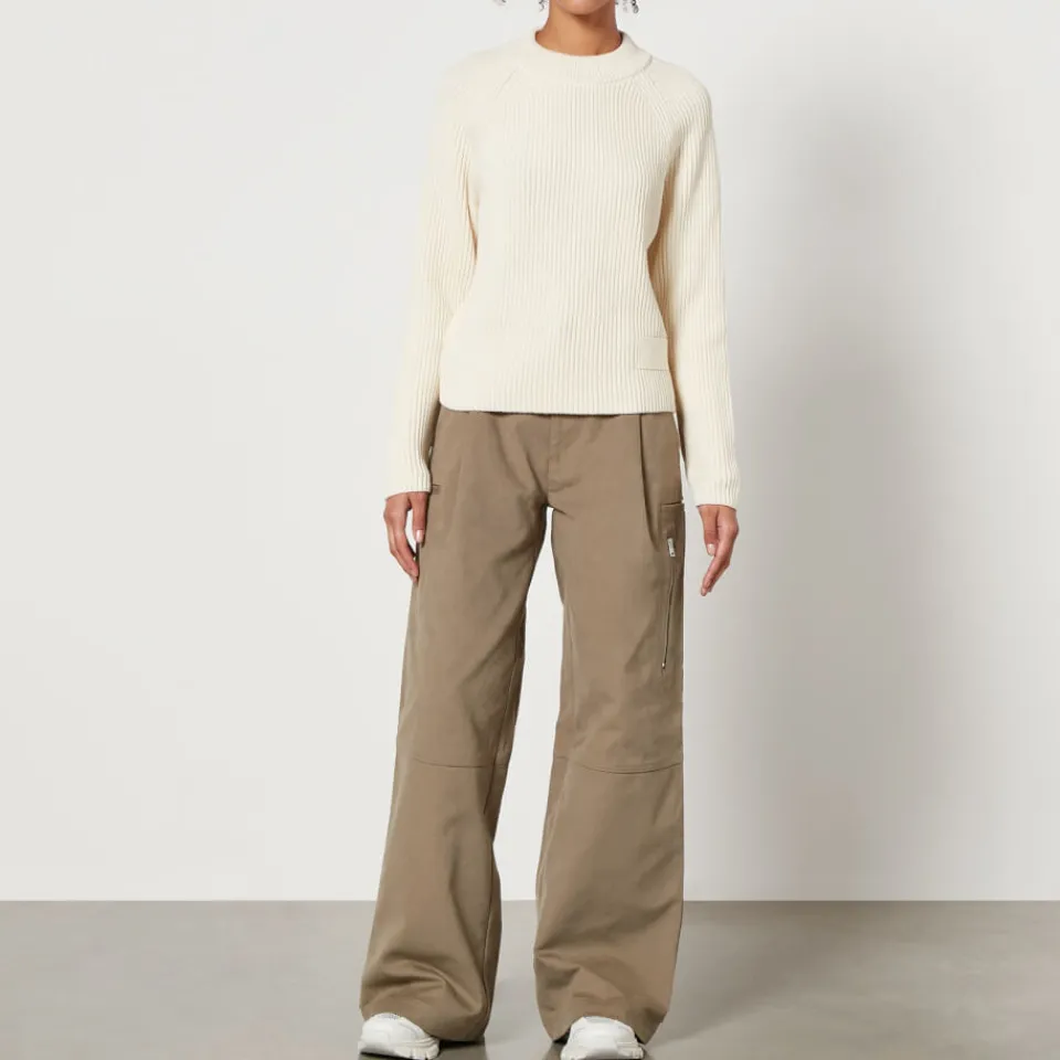 Trousers|AMI Cotton Cargo Trousers - M