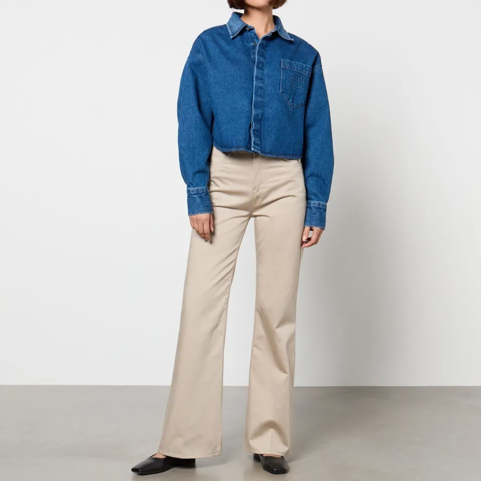 Trousers|Dr. Martens AMI Cotton-Canvas Flared Trousers - XXS