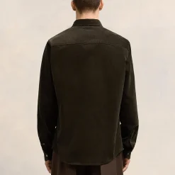 Shirts|Shirts|AMI Cotton-Corduroy Classic Fit Shirt - S