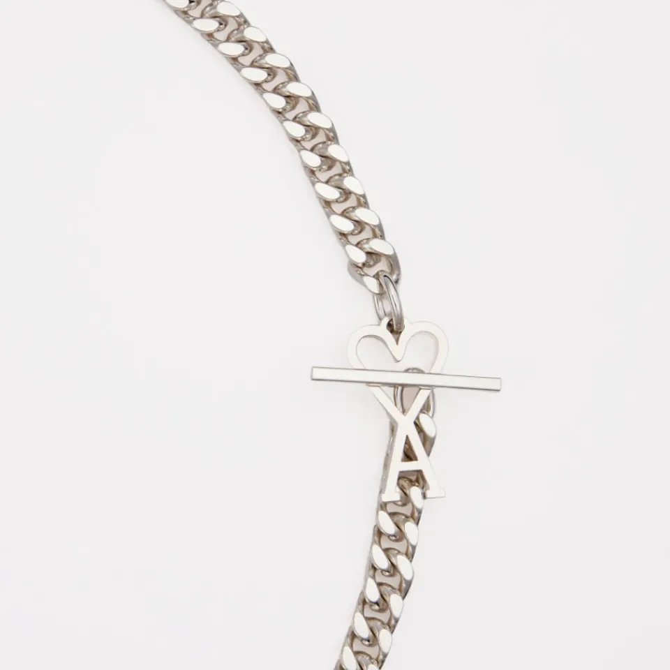 Jewellery|Dr. Martens AMI De Coeur Silver-Tone Chain Necklace