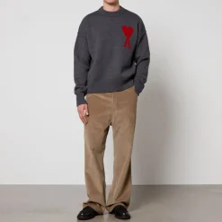 Knitwear|BY FAR AMI De Coeur Wool Jumper - L
