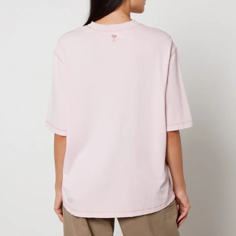 Loungewear|T-Shirts And Tops|Maison Kitsuné AMI Fade Out Cotton-Jersey T-Shirt - L