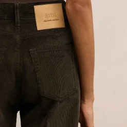 Trousers|Seventy + Mochi AMI Flare Fit Cotton Corduroy Trousers - XS