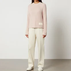 Loungewear|Knitwear|AMI Label Cotton and Wool-Blend Jumper - M