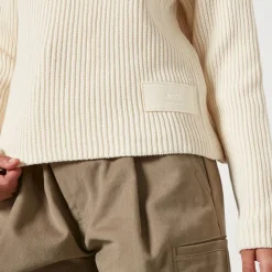 Loungewear|Knitwear|BOSS Orange AMI Label Cotton and Wool-Blend Jumper - L
