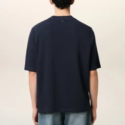 T-Shirts|T-Shirts|AMI Logo Cotton-Jersey T-Shirt - L