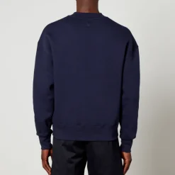 Sweatshirts|AMI Logo-Appliquéd Organic Cotton-Blend Sweatshirt - S