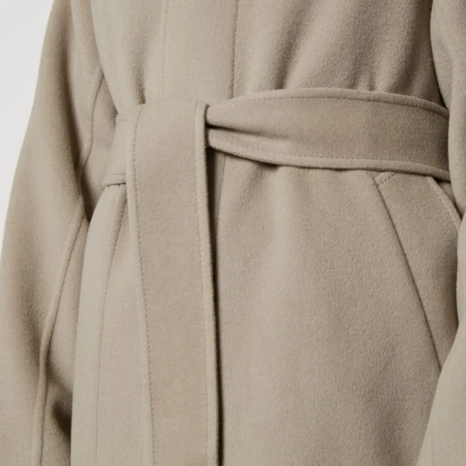 Jackets|Coats|Dr. Martens AMI Long Belted Wool and Cashmere-Blend Coat - IT 48/M