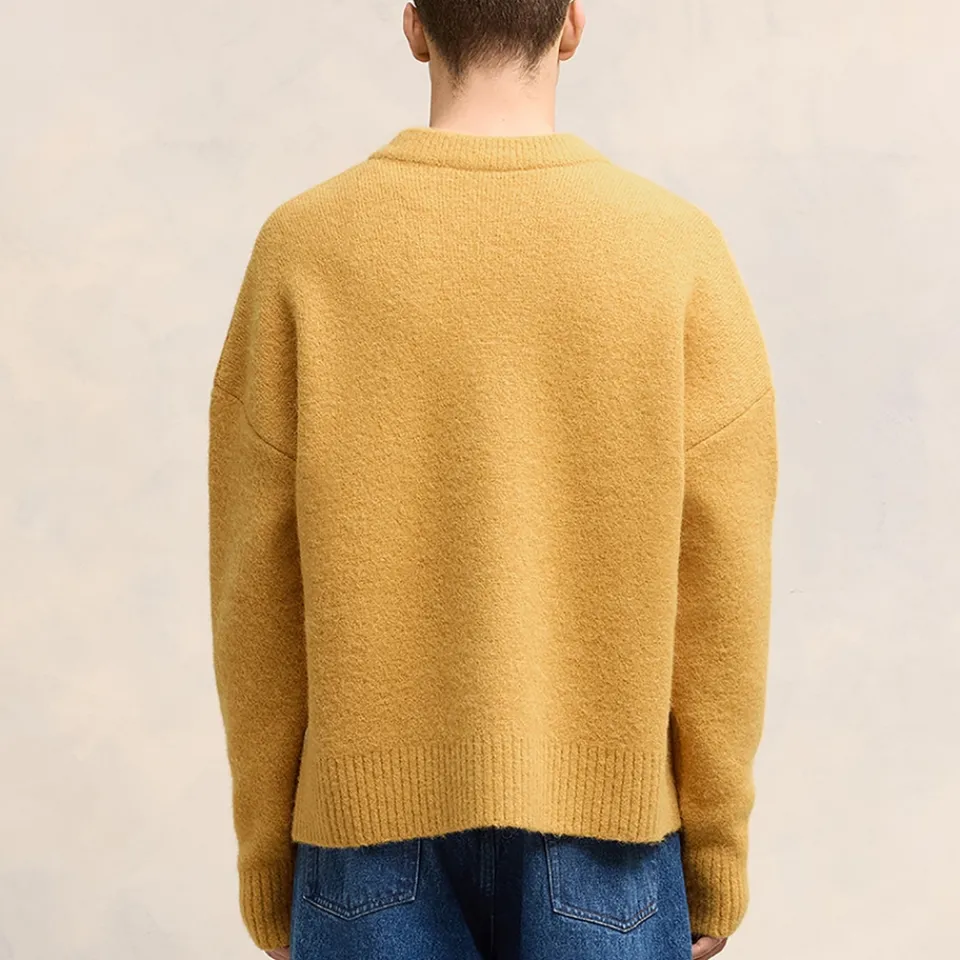 Cardigans|Knitwear|Maison Kitsuné AMI Off White De Coeur Alpaca-Blend Cardigan - L