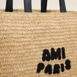 Holiday Bags|Bags|Dr. Martens AMI Raffia Large Tote Bag