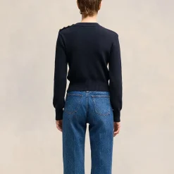 Loungewear|Knitwear|AMI Sailor Crew Neck Cotton and Wool-Blend Jumper - S