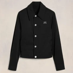 Jackets|Coats|Dr. Martens AMI Technical Twill Button-Down Jacket - S