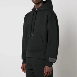 Sweatshirts|RAINS AMI Tonal Logo Cotton-Jersey Hoodie - S
